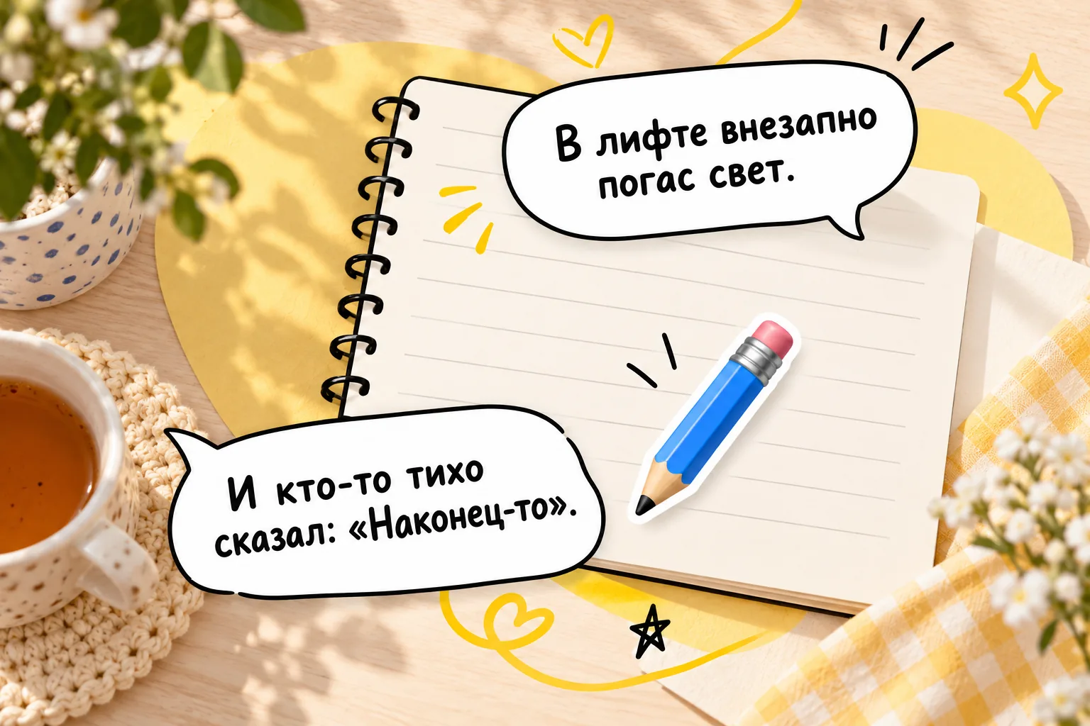 В общей истории каждая реплика даёт собеседнику новый ход