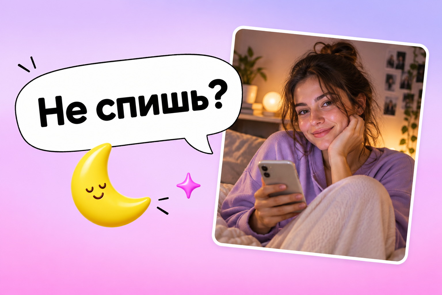 Ночной разговор можно начать с одного простого сообщения